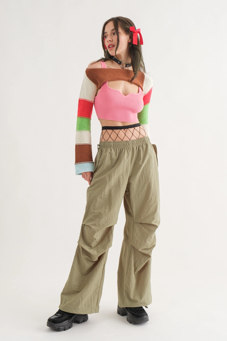 Sunset Stripes Knit Sleeves - Image 6