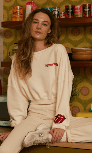 Rolling Stones 1972 US Tour Embroidery Sweatshirt